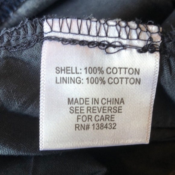 𝅺MODCLOTH Dress Scoop Neck Sleeveless Size XS Dress Pockets Art Wear Nav… - Picture 7 of 8